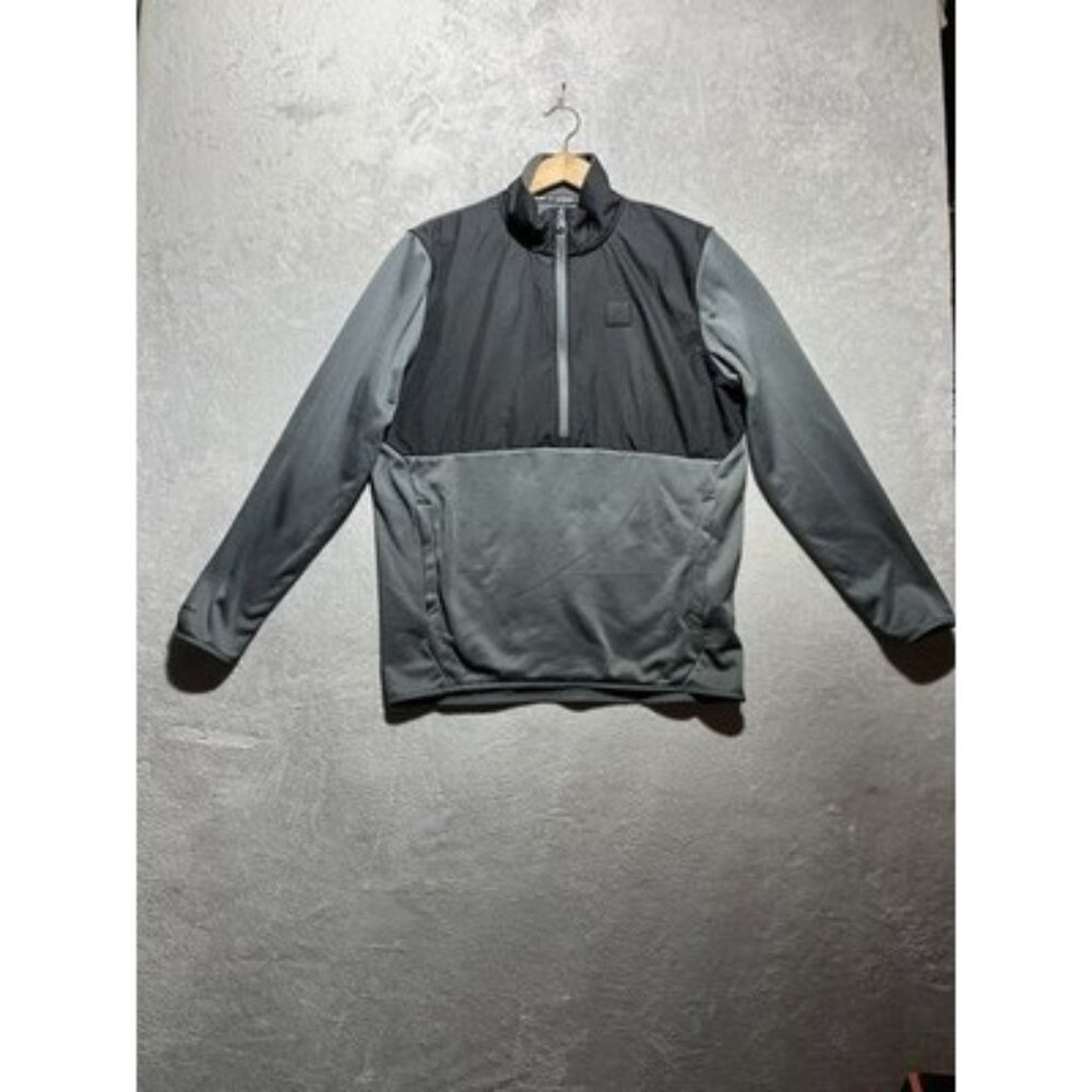 Under‎ Armour UA Storm Men’s M Medium Black Gray Half-Zip Pullover Sweatshirt